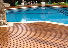 Restauração de deck de piscina